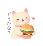 食べものとネコさんスタンプ（個別スタンプ：26）