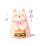 食べものとネコさんスタンプ（個別スタンプ：34）