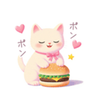 食べものとネコさんスタンプ（個別スタンプ：37）