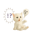 ハロウィン子猫のマジカルスタンプ（個別スタンプ：4）
