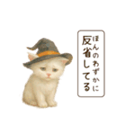 ハロウィン子猫のマジカルスタンプ（個別スタンプ：22）