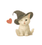 ハロウィン子猫のマジカルスタンプ（個別スタンプ：35）