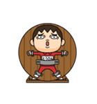 芋ジャージの【とうさん】♂シュール編（個別スタンプ：3）