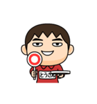 芋ジャージの【とうさん】♂シュール編（個別スタンプ：17）