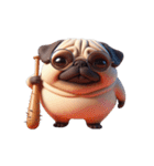 パグ犬の崩壊スタンプ大集合,（個別スタンプ：29）