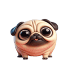 パグ犬の崩壊スタンプ大集合,（個別スタンプ：31）