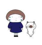 秋に使える ハナちゃんとぶー（個別スタンプ：16）
