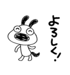 犬のバウピーのノリノリ返事（個別スタンプ：4）