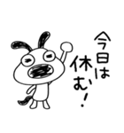 犬のバウピーのノリノリ返事（個別スタンプ：36）