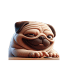 パグのとぼけたかわいい名言,（個別スタンプ：22）