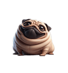 パグのとぼけたかわいい名言,（個別スタンプ：26）