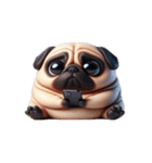 パグのとぼけたかわいい名言,（個別スタンプ：31）