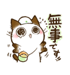 ちょこさん。～防災・思いやり猫～お守りに（個別スタンプ：6）