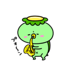 かっぱたちの音楽会（個別スタンプ：24）