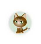 色々な猫13-1 短毛-立ち耳-キジトラ（個別スタンプ：37）