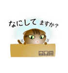 色々な猫13-2 短毛-垂れ耳-キジトラ（個別スタンプ：8）