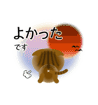 色々な猫13-2 短毛-垂れ耳-キジトラ（個別スタンプ：11）