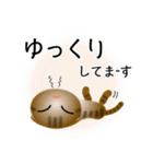 色々な猫13-2 短毛-垂れ耳-キジトラ（個別スタンプ：18）