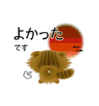 色々な猫13-4 長毛-垂れ耳-キジトラ（個別スタンプ：11）