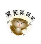 色々な猫13-4 長毛-垂れ耳-キジトラ（個別スタンプ：26）