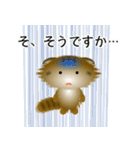 色々な猫13-4 長毛-垂れ耳-キジトラ（個別スタンプ：36）