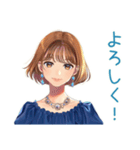 大人のお姉さん★華麗な休日出勤（個別スタンプ：3）
