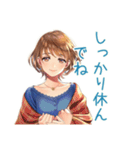 大人のお姉さん★華麗な休日出勤（個別スタンプ：33）