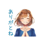 大人のお姉さん★華麗な休日出勤（個別スタンプ：37）