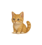 茶トラ猫 (Cha-tora neko)（個別スタンプ：9）