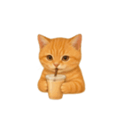 茶トラ猫 (Cha-tora neko)（個別スタンプ：28）