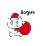 クリスマス、そしてベベニャン(Indonesian)（個別スタンプ：3）