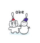 クリスマス、そしてベベニャン(Indonesian)（個別スタンプ：10）