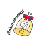 クリスマス、そしてベベニャン(スペイン語)（個別スタンプ：15）