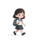 学校へ行く（個別スタンプ：3）