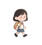 学校へ行く（個別スタンプ：4）