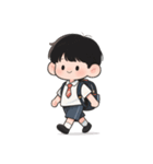 学校へ行く（個別スタンプ：18）