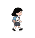 学校へ行く（個別スタンプ：20）