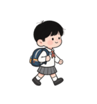 学校へ行く（個別スタンプ：22）