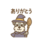 ハロウィン仮装シュナの便利連絡セット（個別スタンプ：11）