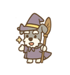 ハロウィン仮装シュナの便利連絡セット（個別スタンプ：37）