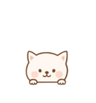 [アレンジ用]のぞく犬（個別スタンプ：15）