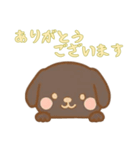 [ありがとうございます専用]のぞく犬（個別スタンプ：15）