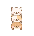 [アレンジ用]かさなる犬（個別スタンプ：10）