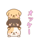 [オッケー専用]かさなる犬（個別スタンプ：7）