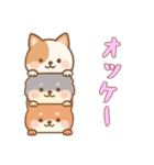 [オッケー専用]かさなる犬（個別スタンプ：10）
