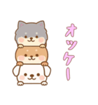 [オッケー専用]かさなる犬（個別スタンプ：16）