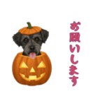 [お願いします専用]ハロウィンの犬（個別スタンプ：2）