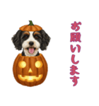[お願いします専用]ハロウィンの犬（個別スタンプ：9）