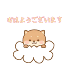 お空のワンコの日常（個別スタンプ：4）
