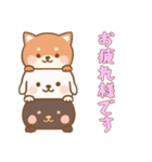 [お疲れ様です専用]かさなる犬（個別スタンプ：10）